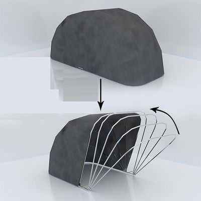 오퍼레이션 마누얼 스테인리스 스틸 휴대용 차포트 차고 텐트