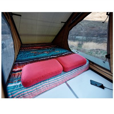 알루미늄 합금 방수 트럭 침대 캠퍼 캐노피 2014-2024 시에라 1500 및 5.5ft F150