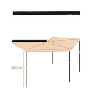 200X250 오글 자동차 픽업 알루미늄 셸 LED 지붕 천장 미국 및 호주
